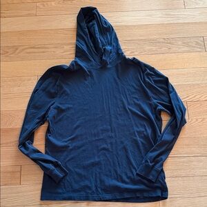 J. Crew Men's Dark Blue Long Sleeve Hoodie